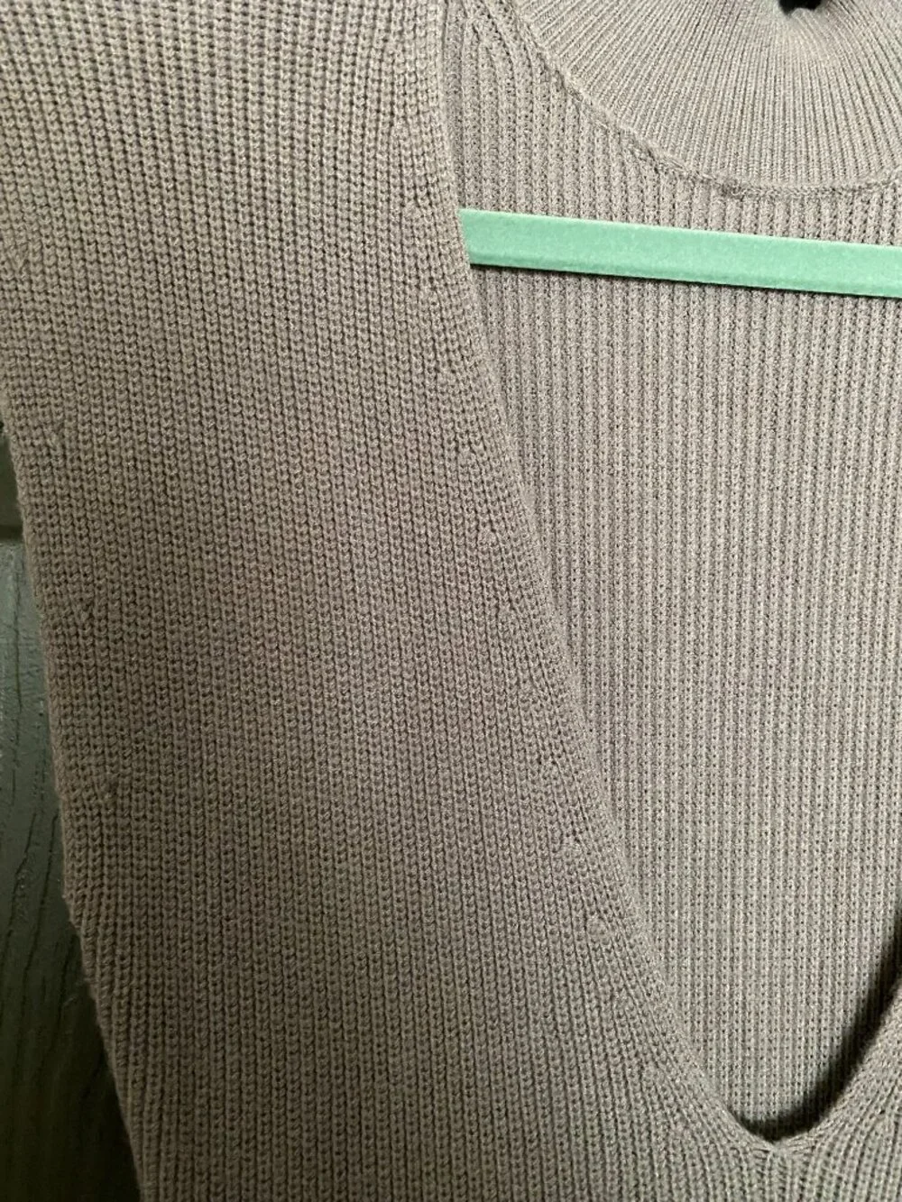 Wilfred Aritzia Knit Midi Dress Brown Sleeveless Mock Neck Small - Picture 4 of 6